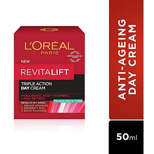 L'Oreal Paris Revitalift Triple Action Day Cream, 50 G
