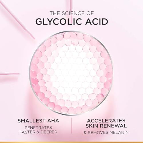 L'Oreal Paris Glycolic Bright Glowing Day Cream, Overnight Brightening Cream, Glycolic Acid In Gel-Like Cream Texture, That Visbily Minimizes Spots & Reveals Glowing Skin, 50Ml