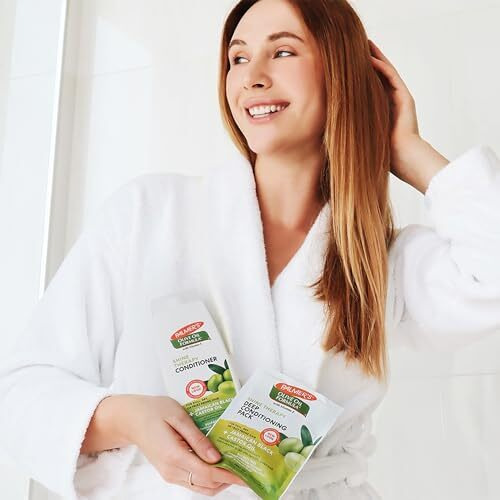 Palmer's Olive Oil Conditioner Pack For Shine, Volume & Balanced Scalp-60Gm (Pack Of 2),1 Count