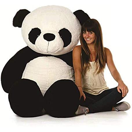 Hug 'N' Feel Soft Toys Panda Teddy, Panda 3 Feet, Teddy Bear 3 Feet For Girls, Kids, Birthday Gift For Girls,Wife, Boyfriend, Husband (Panda, 3Feet).