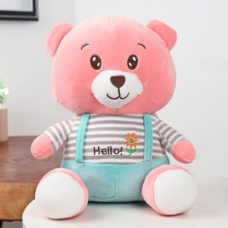 Rudy's Random Brown Or Pink Teddy Bear| Soft Toy For Car Back Side| Soft Toy For Baby Girl | Teddy Bear Birthday Gift | 35Cm | Soft Toys In Minimum Price| Stuffed Animal| Soft Toys For Car Dashboard