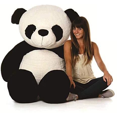 Hug 'N' Feel Soft Toys 5 Feet White& Black Panda Giant Teddy Bear Soft,Plush,Cuddly Stuffed Animal For Kids, Birthdays, Anniversaries, Valentine's Day,Special Occasions Large Huggable