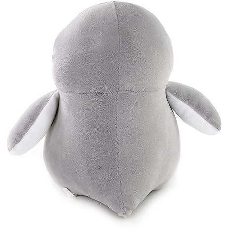 Hug 'N' Feel Soft Toys Penguin, Plush/Soft Toy For Boys, Girls And Kids, Super-Soft, Safe, Great Birthday Gift (Grey And White, 22 Cm)