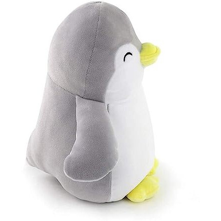 Hug 'N' Feel Soft Toys Penguin, Plush/Soft Toy For Boys, Girls And Kids, Super-Soft, Safe, Great Birthday Gift (Grey And White, 22 Cm)