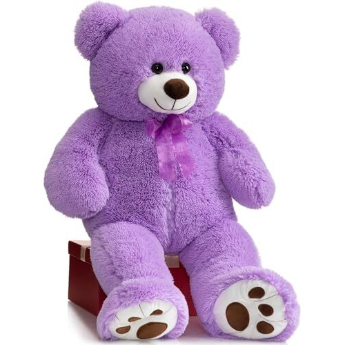 Hug 'N' Feel Soft Toys 3 Feet Purple Giant Teddy Bear Soft, Plush,Cuddly Stuffed Animal For Kids, Birthdays, Anniversaries, Valentine's Day,Special Occasions Large Huggable