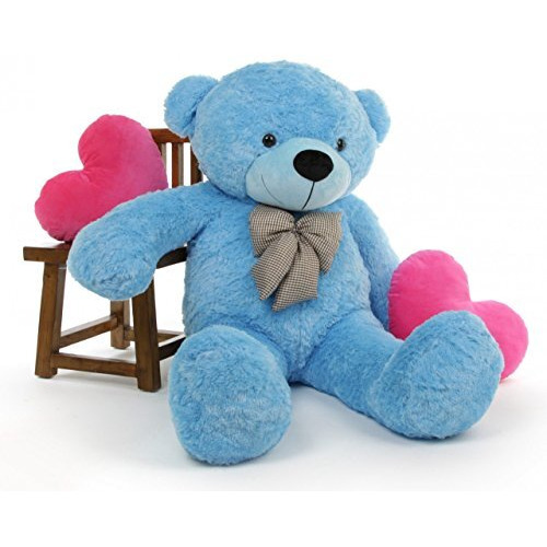 Hug N Feel 5 Feet Sky Blue Giant Teddy Bear Soft, Plush,Cuddly Stuffed Animal For Kids, Birthdays, Anniversaries, Valentine's Day,Special Occasions Large Huggable