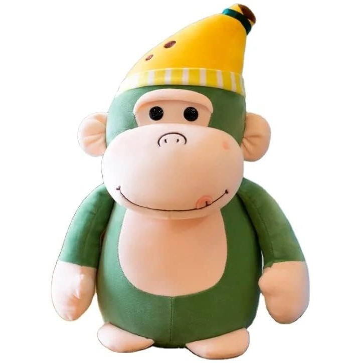 Hug 'N' Feel Soft Toys Banana Monkey Animal Stuffed Toy For Kids Boys & Girls Birthday Gifts Random Color
