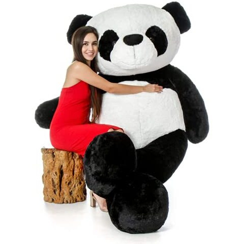 Hug 'N' Feel Soft Toys Soft Teddy Bear For Kids, Gift Plush & Stuffed Toys (6 Feet, Panda)