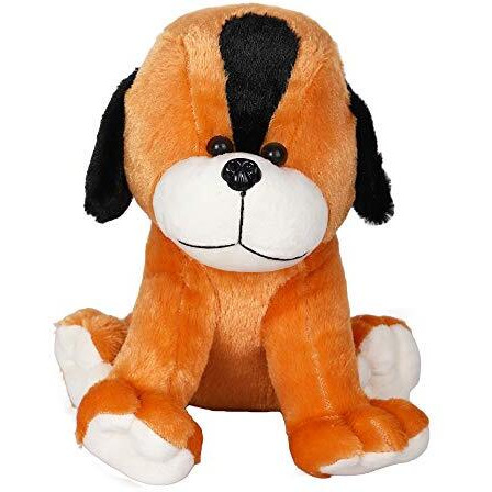 Hug 'N' Feel Soft Toys Dog Soft Toy (30 Cm, Brown)