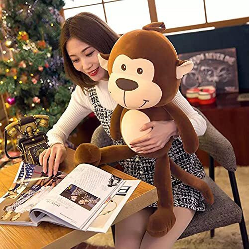 Hug 'N' Feel Soft Toys Soft Toys Small Monkey 50Cm Lovely Toy Plush & Stuffed Toys