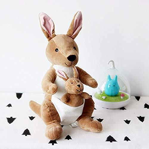 Hug 'N' Feel Soft Toys Soft Toys Long Soft Lovable Hugable Cute Giant Life Size Teddy Figure Bear Plush & Stuffed Toys (30 Cm Soft Toys, Kangaroo With Baby) Lovely Teddy Figure
