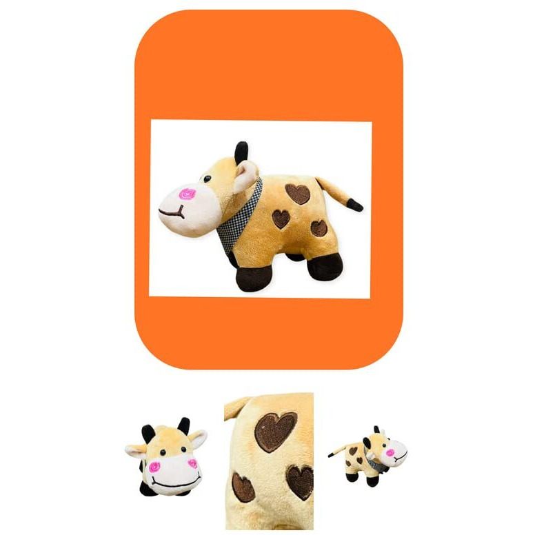Hug 'N' Feel Soft Toys Long Soft Lovable Hugable Cute Giant Life Size Teddy Bear. (New Soft Toys, Cow)