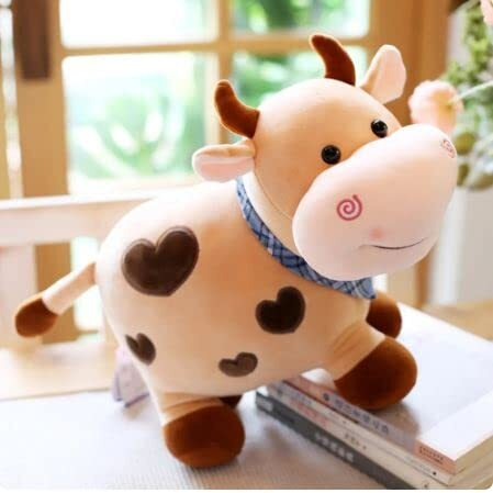 Hug 'N' Feel Soft Toys Long Soft Lovable Hugable Cute Giant Life Size Teddy Bear. (New Soft Toys, Cow)