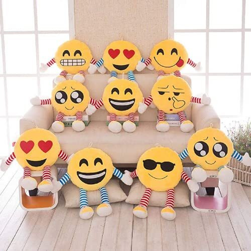 Hug 'N' Feel Soft Toys Emoji Pillow Soft Toys|Baby Toys|Kids Toy|Toy For Girl|Birthday Gift For Girl Plush & Stuffed Toys