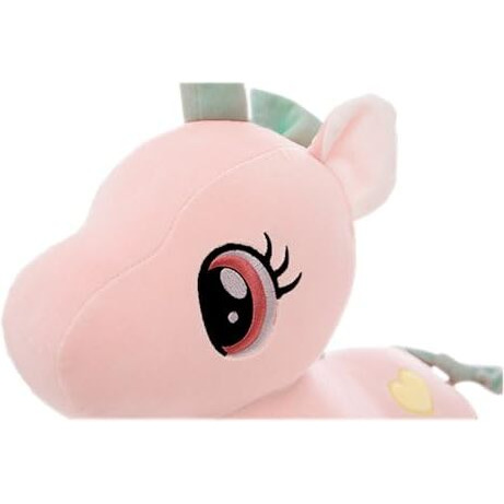 Hug 'N' Feel Soft Toys Soft Long Soft Lovable Hugable Cute Giant Life Size Teddy Bear Plush & Stuffed Toys (32 Cm Unicorn, Pink)