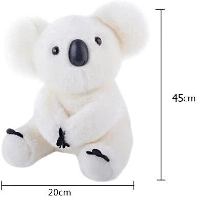 Hug 'N' Feel Soft Toys Koala Bear Soft Stuffed Plush Toy For Kids, Girls Gift Size 45Cm White Koala 02 Plush & Stuffed Toys