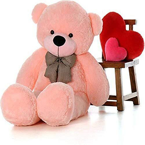 Hug 'N' Feel Soft Toys Soft Toys Long Soft Lovable Huggable Cute Giant Life Size Toy Figure Child Safe Best For Birthday Gift Valentine Gift For Girlfriend 3 Feet Pink Plush & Stuffed Toys