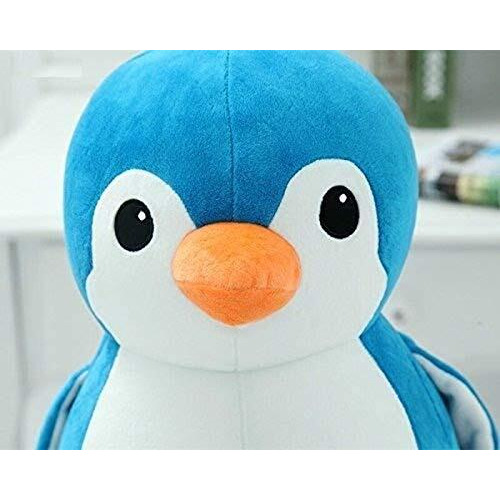 Hug 'N' Feel Soft Toys Long Soft Lovable Hugable Cute Giant Teddy Bear Plush & Stuffed Toys (Soft Toys, Penguin 18 Cm Blue)