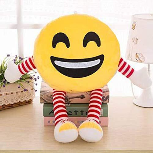 Hug 'N' Feel Soft Toys Soft Toys Long Soft Lovable Hugable Cute Giant Life Size Teddy Figure Bear Plush & Stuffed Toys (Emoji Pillow, Smiley Emoji) Lovely Teddy Figure