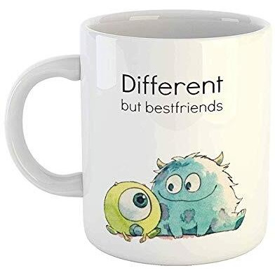 Choicecases Ceramic Birthday Friendship Day Gifts Printed Coffee Mug For Girls Boy Sister Brother Best Friend Boyfriend Girlfriend (Multicolor, 320Ml)