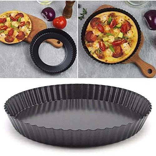 Zollyss Carbon Steel Quiche Pie Tart Pizza Pan, 1 Pc