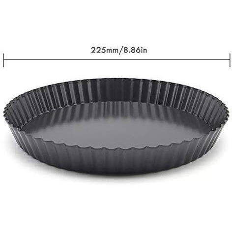 Zollyss Carbon Steel Quiche Pie Tart Pizza Pan, 1 Pc