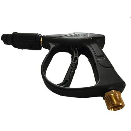 Unieshine Black High Pressure Washer Gun For Pressure Washers Suitable For Starq, Vantro, Aimex, Gaocheng, Agaro, Shakti, Btali | Brass Adepters