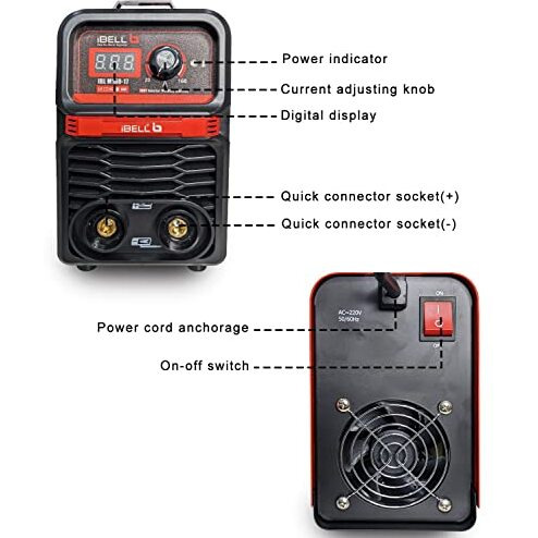 Ibell M160-17 Inverter Arc Compact Welding Machine (Igbt) 160A With Hot Start & Anti-Stick Functions - 1 Year Warranty