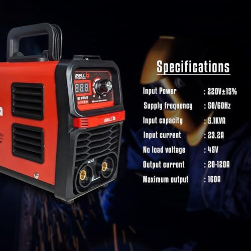 Ibell M160-17 Inverter Arc Compact Welding Machine (Igbt) 160A With Hot Start & Anti-Stick Functions - 1 Year Warranty