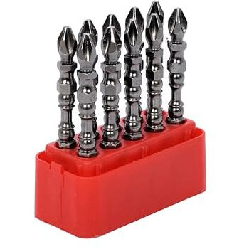 Jpt Two Sided Magnetic Screwdriver Bit Set | S2 High Torque Alloy Steel | Ph2 Power Drill Double End | 10 Bits Set