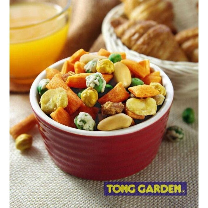 Tong Garden 450Gm Party Snack Mix | Crispy Green Peas, Peanuts & Sesame Seeds With Bold Spices | Perfect Snack For Any Event (Pack Of 2)