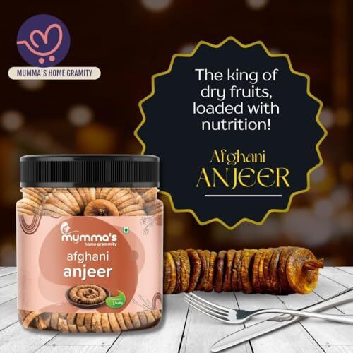 Mumma's Home Gramity Natural Afghani Anjeer 500Gram | Dry Figs For Weight Management, Digestion, Good Health & Rich In Dietary Fiber
