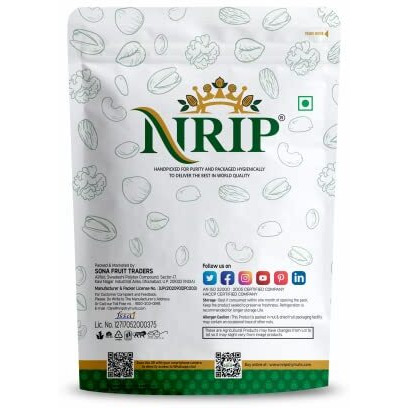 Nrip Premium California Roasted & Salted Pistachios 200 G | Pista Dry Fruit | Tasty & Healthy | High In Protein & Dietary Fiber | Gluten Free & Low Calorie Nuts