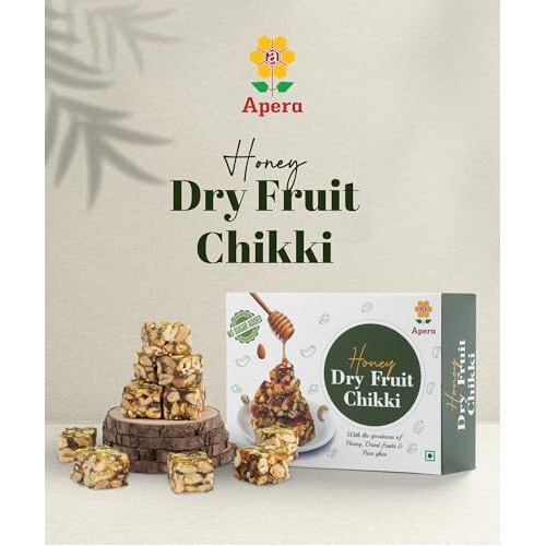 Apera Honey Dry Fruits Chikki (No Sugar Added) 250 Gm