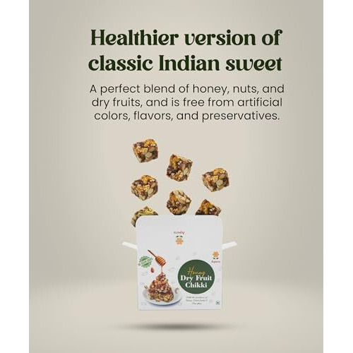 Apera Honey Dry Fruits Chikki (No Sugar Added) 250 Gm