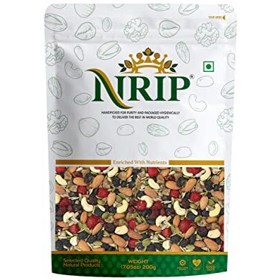 Nrip Mixed Nuts, Seeds & Berries (Trail Mix) 200 Gm