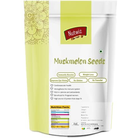 Nutwiz Premium Seeds (Musk Melon Seeds (Kharbooj), 200G)