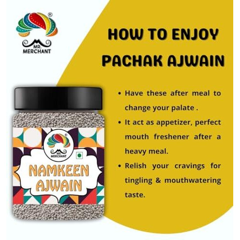 Mr. Merchant Pachak Ajwain For Digestion, 300 Grams (Khatti Churan Goli Mukhwas)