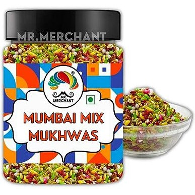 Mr. Merchant Mumbai Mix Mukhwas [Mouth Freshener Mix For Eating] (300 Gm)