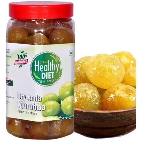Healthy Diet Home Made Amla Murabba Home Made Tasty Traditional Delicious Healthy Ghar Ka Handmade Hygenic Real Fresh Vitamin C & Antioxidants Rich, Immunity Booster (Amla Murraba - 900 Gm)