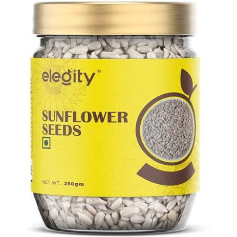 Elegity Sunflower Seeds Premium, Organic, Nutrient-Packed, Ideal For Weight Loss. High Protein, Rich In Fiber. Your Ultimate Healthy Snack. Preservative-Free & Fresh