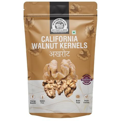 Wonderland Foods (Device) 400 Gram California Walnut Kernels (Akhrot Giri) Pouch Dry Fruits