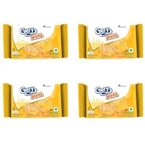 Browell Watheen Gery Gone Mad Sugar Cheese Crackers,110 Gram (4 Packs)