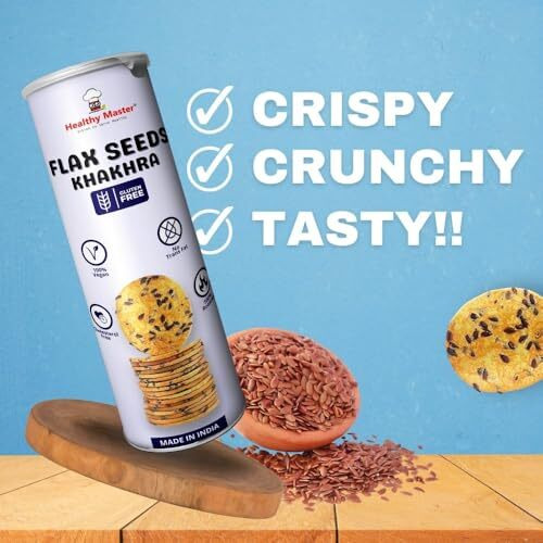 Healthy Master Roasted Khakhra Combo 300G (100G Each) | (Flax Seeds Khakhra,Quinoa Khakhra,Ragi Beetroot Khakhra) | Healthy Snacks
