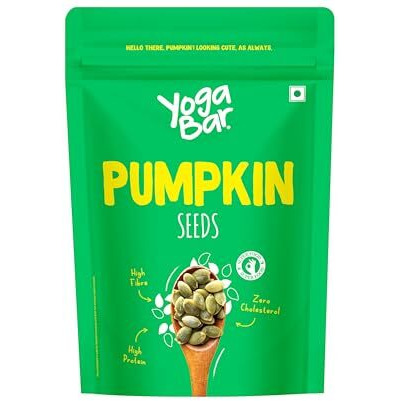 Yogabar Organic Pumpkin Seeds 500G (250G*2, Pack Of 2) | Buy 1 Get 1 Free | Rich In Omega-3 & Antioxidants | Supports Skin Health, Gut Health & Weight Management | Superfood For Healthy Eating