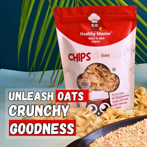 Healthy Master Light & Crispy Oats Chips | (Oats Chips,200G)
