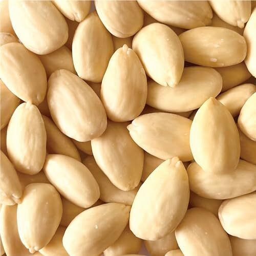 Pureheart Nutreat Natural Peeled Almonds, Premium California Whole Blanched Almond Nuts Without Skin/Dry Fruit, Crunchy Dried Badam (80 Gm)