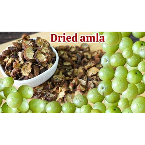 Bague Natural Organic Dried Amla For Hair Raw Amla Indian Gooseberry For Hair And Skin Care (500 Grams)