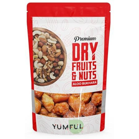 Yumful Aloo Bukhara Dry | Aloo Bukhara Dry | Seeded Plum Jumbo | Alpagoda Pandu | Alpakoda Pazham 500Gms