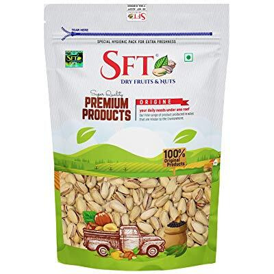 Sft Pistachios Roasted & Salted, Pista, 500G, Rich In Protein, Phosphorus, & Dietary Fibre, Premium Nuts & Dry Fruits, Shelled Nuts, Crunchy & Delicious Healthy Snack